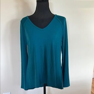 NWOT Cato Teal Long Sleeve Women's Top size medium